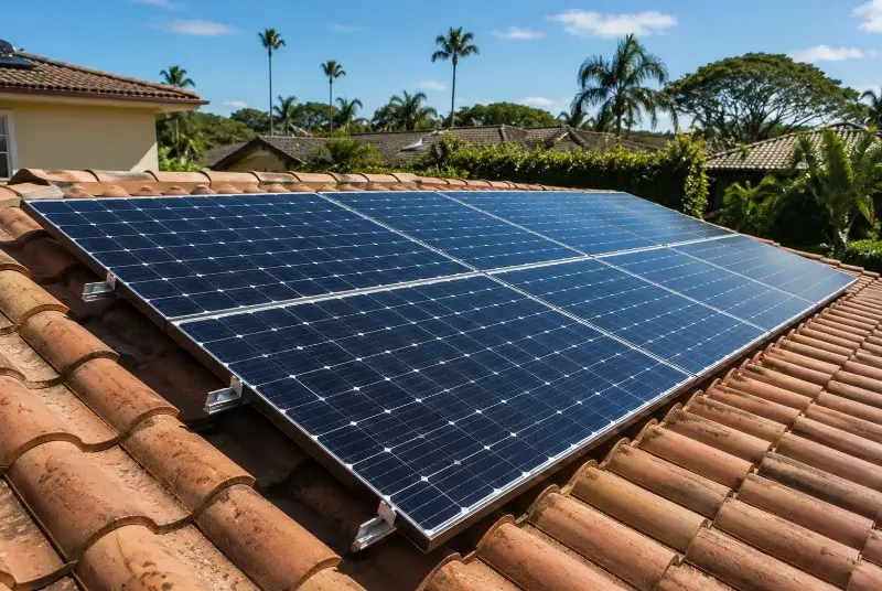 Installation de panneaux solaires à Saint-Gorgon